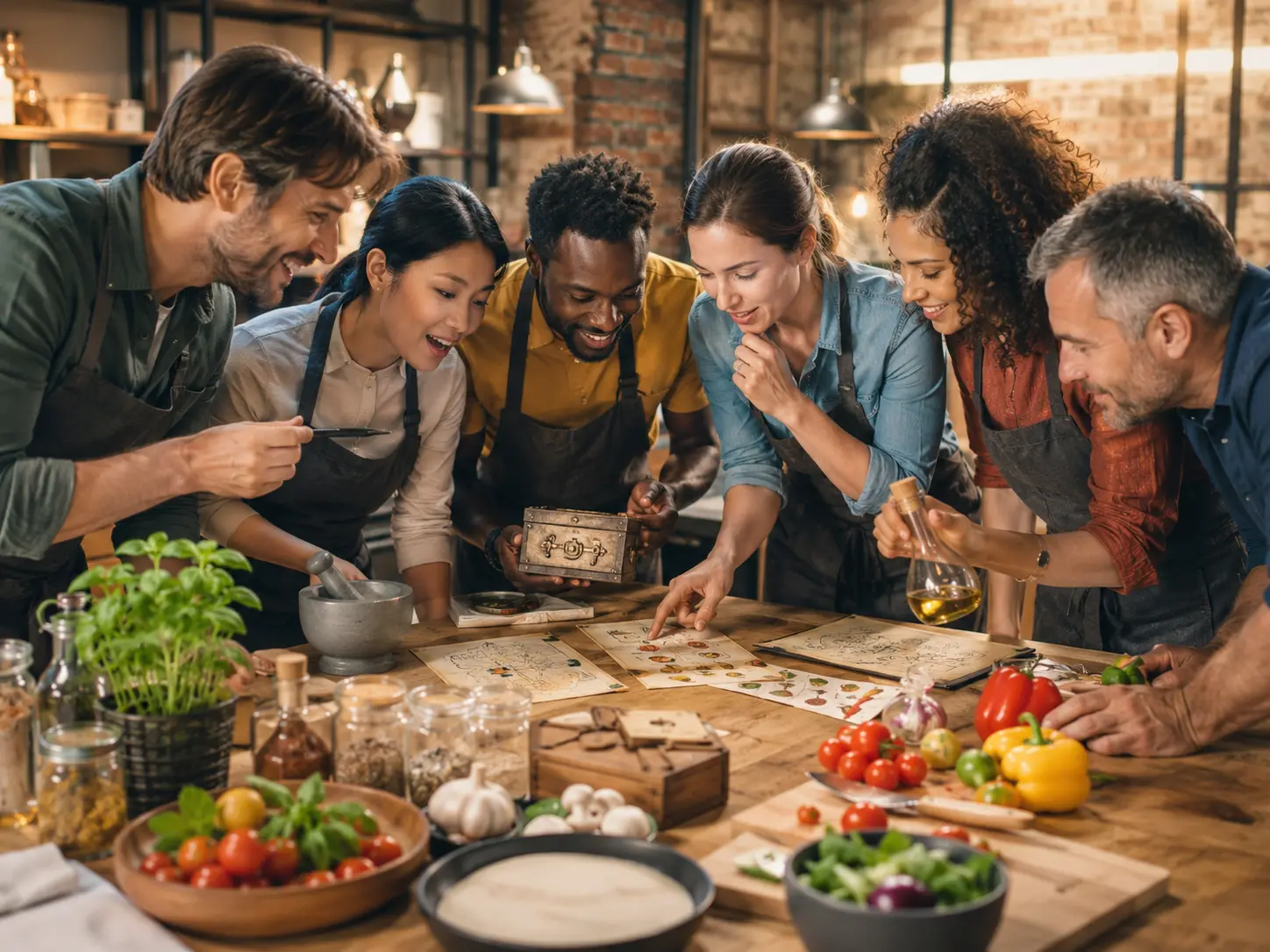 Escape Game Culinaire — animation d'entreprise gourmand en intérieur