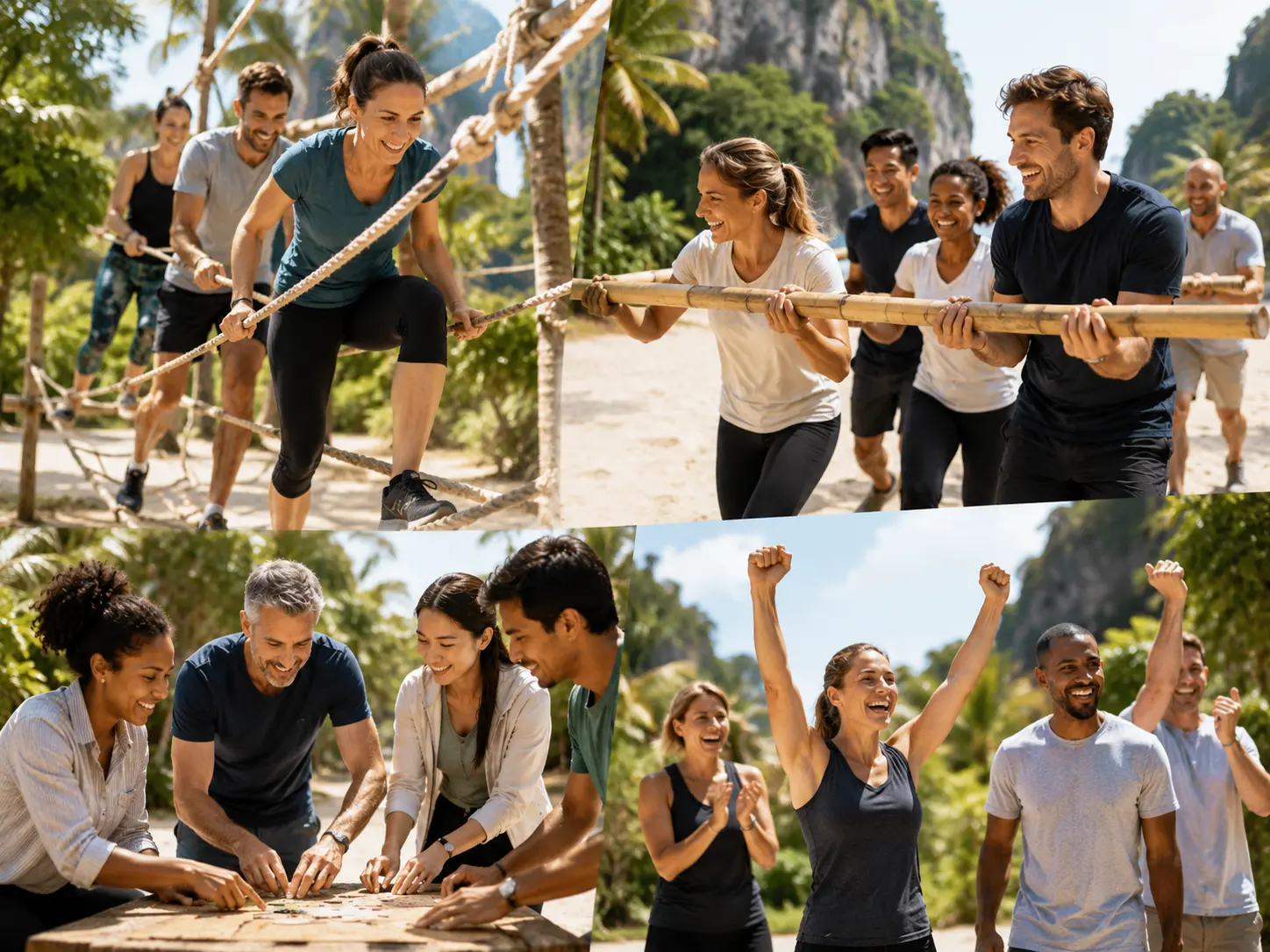 Koh-Lanta Team Challenge — animation d'entreprise sportif en plein air
