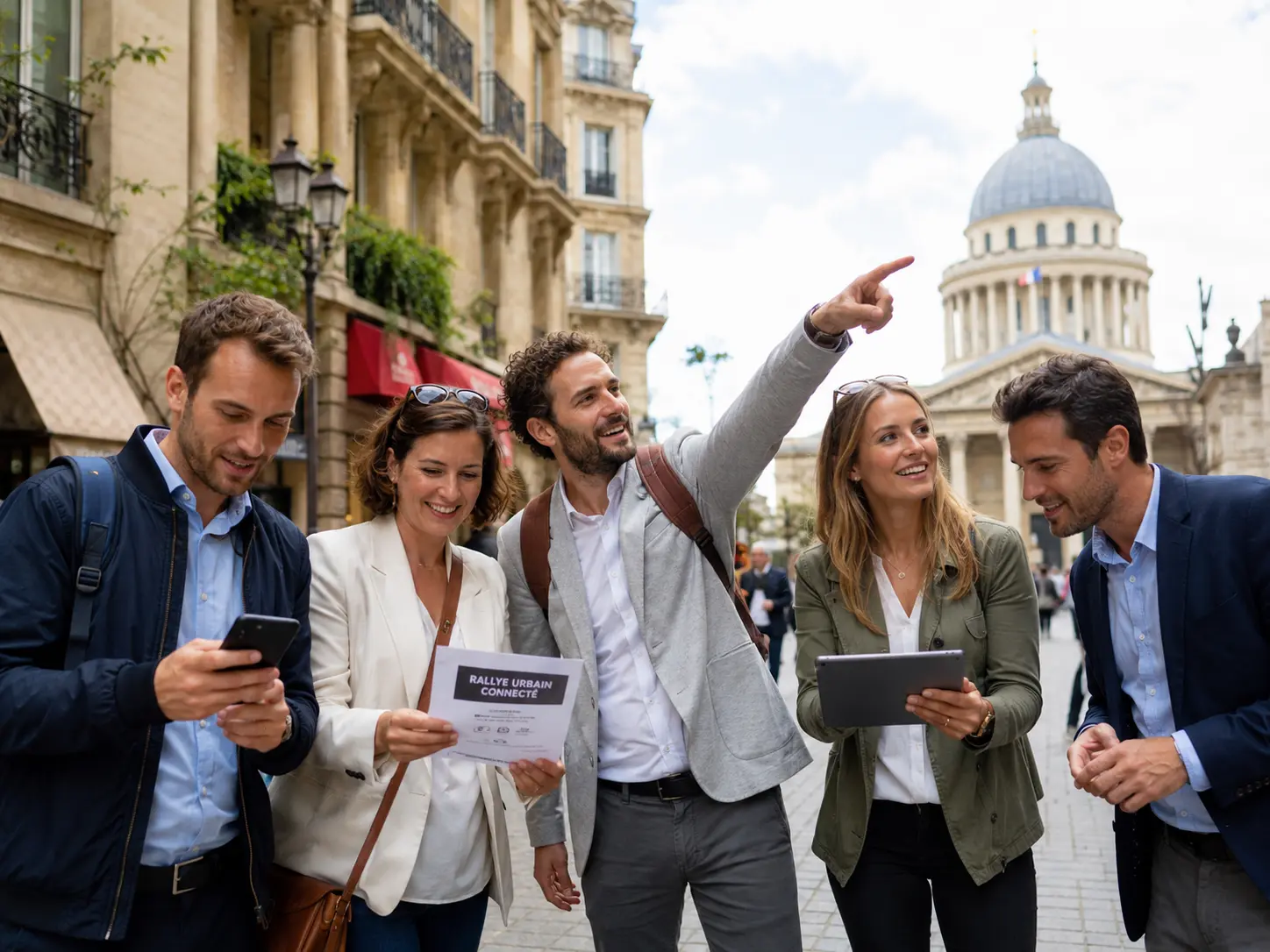 Rallye Urbain Connecté — animation d'entreprise digital & vr en plein air