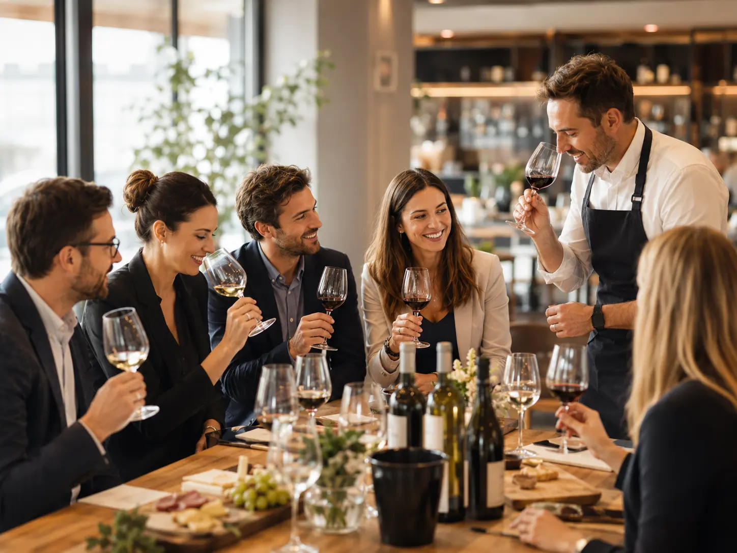 Dégustation Œnologique — animation d'entreprise gourmand en intérieur